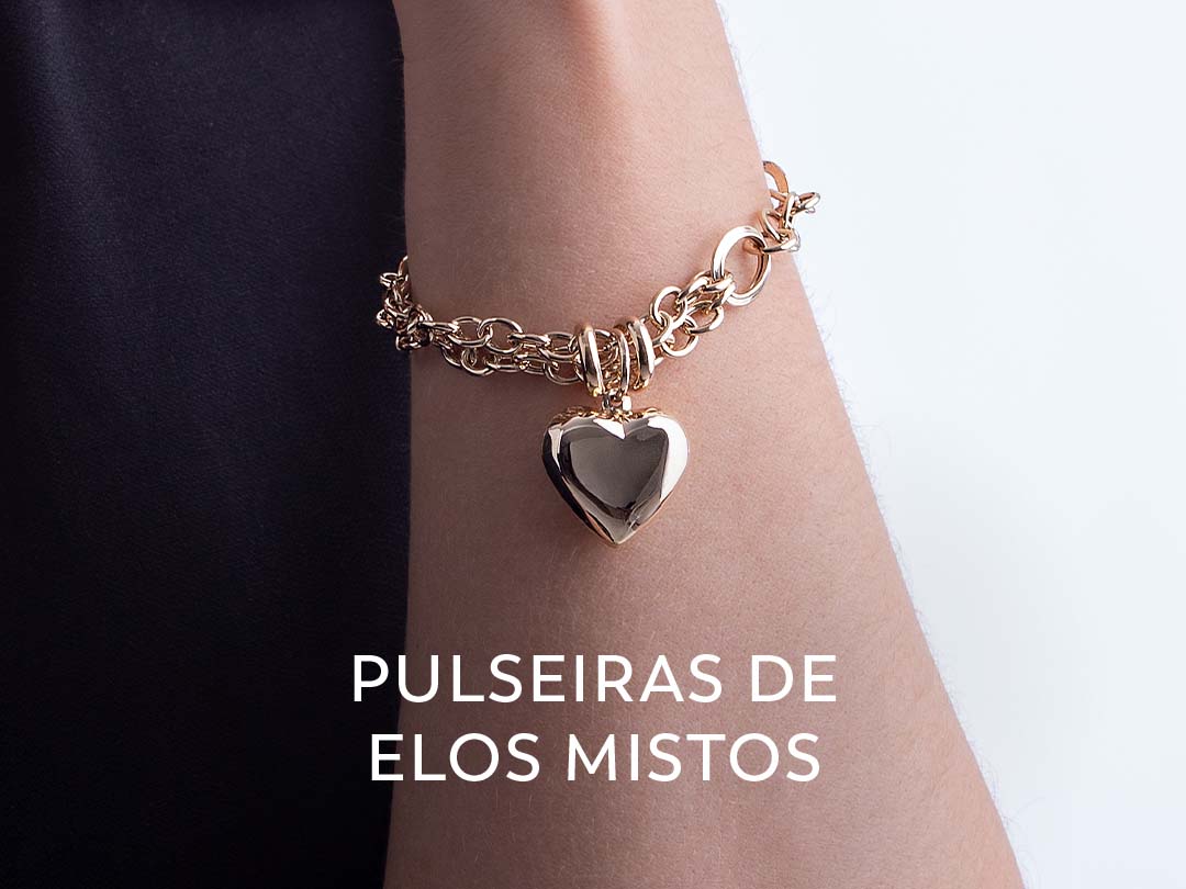 Pulseiras tipo elos mistos